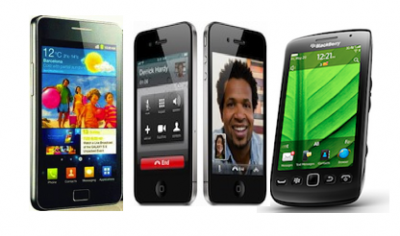 The Contenders: Galaxy S II, iPhone 4S, Blackberry All Touch Torch
